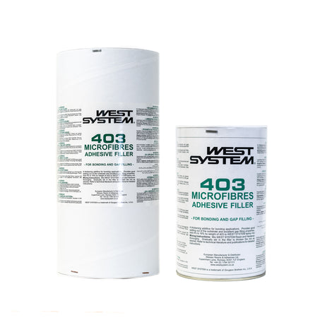 West System 403 Microfibers Adhesive Filler Additive 160g and 800g