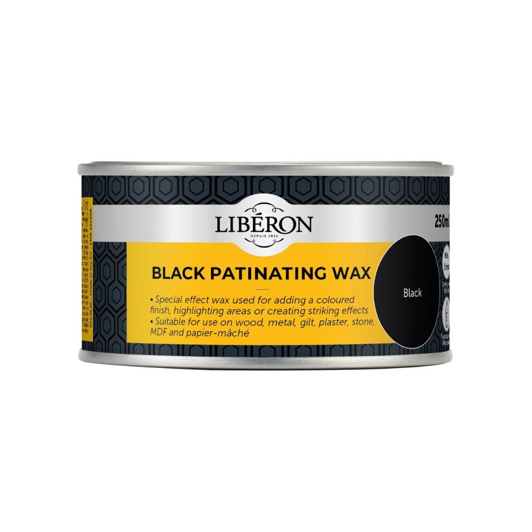 Liberon Black Patinating Wax 250ml - Restorate - 3282391063735