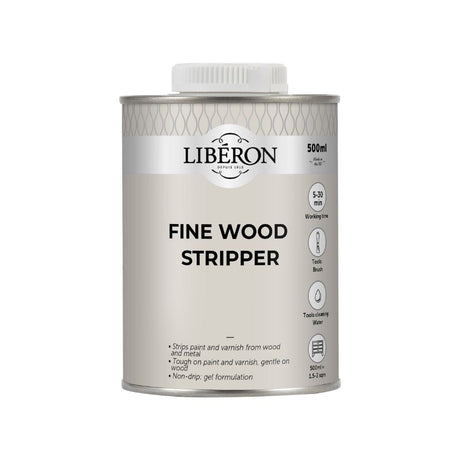 Liberon Fine Wood Stripper 500ml - Restorate-3282391064534