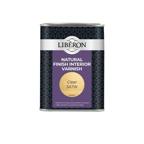 Liberon Natural Finish Interior Varnish 1 Litre - Restorate - 3282391064527