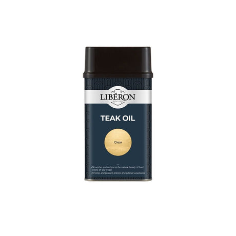 Liberon Teak Oil with UV Filter - Restorate-3282391063605