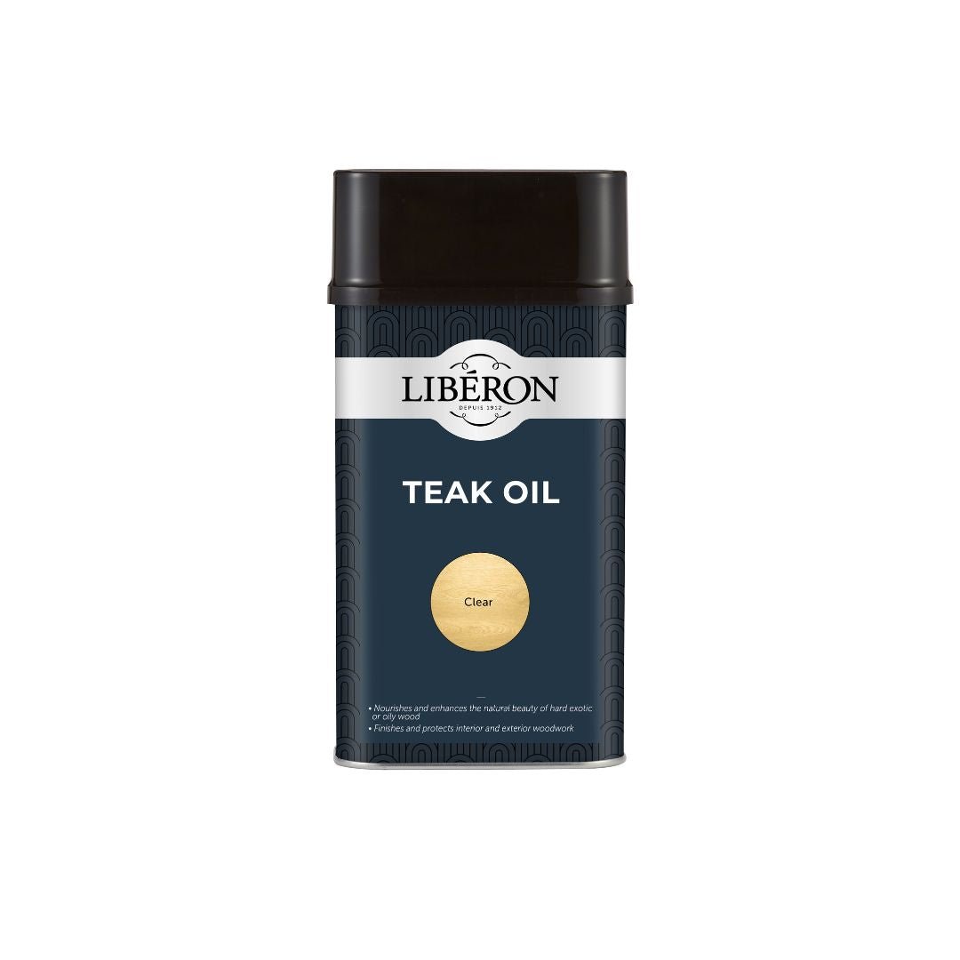 Liberon Teak Oil with UV Filter - Restorate-3282391063605