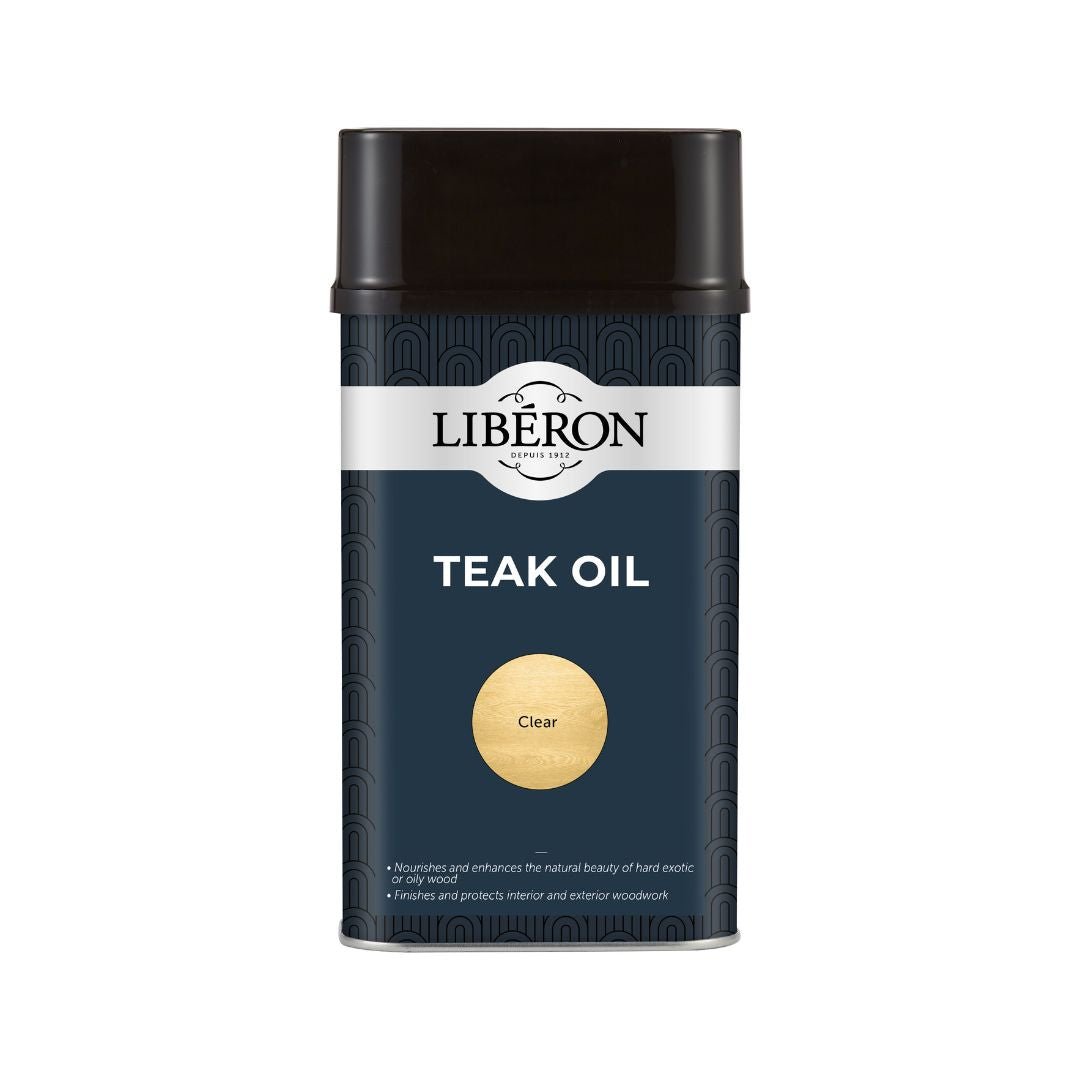 Liberon Teak Oil with UV Filter - Restorate-3282391063605