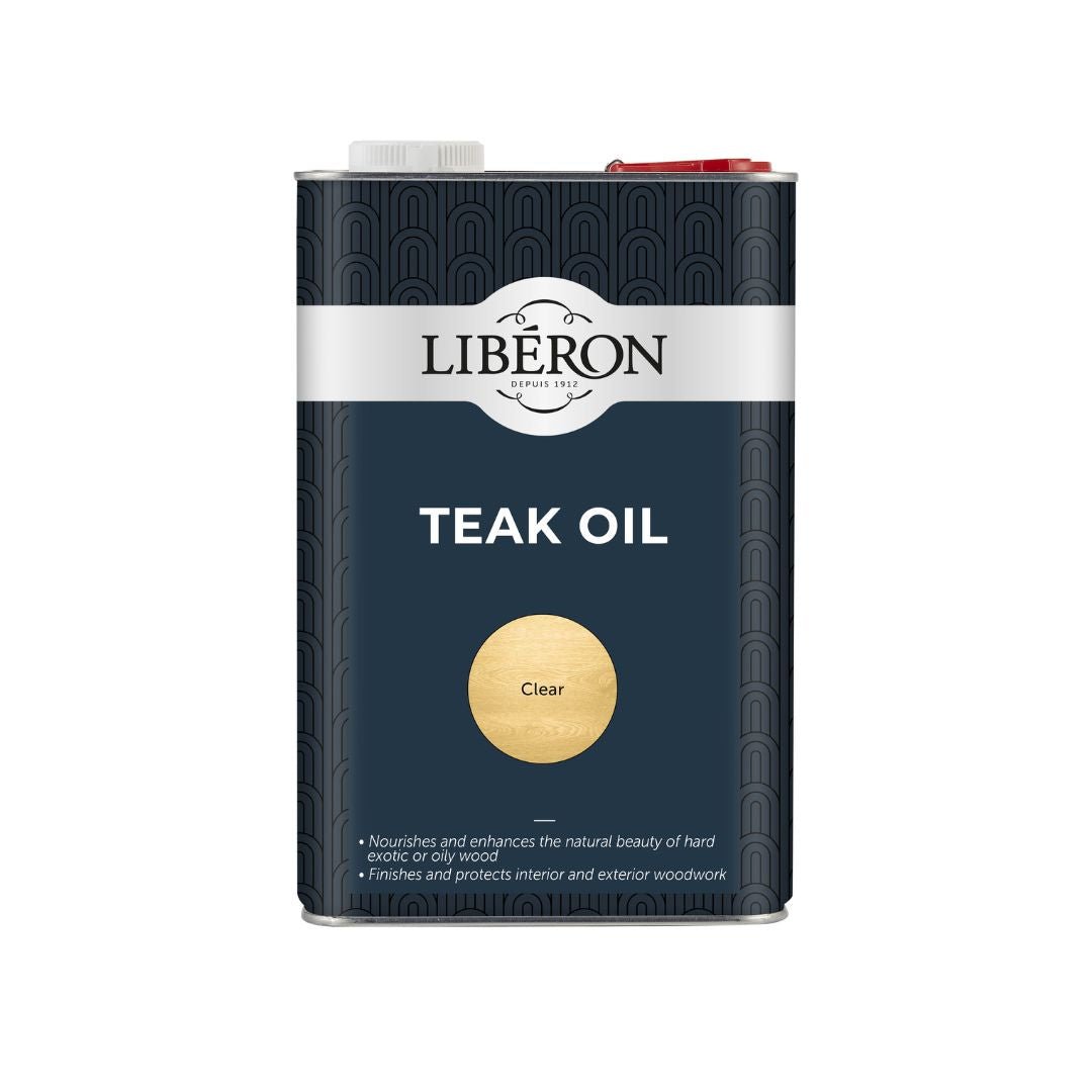 Liberon Teak Oil with UV Filter - Restorate-3282391063605