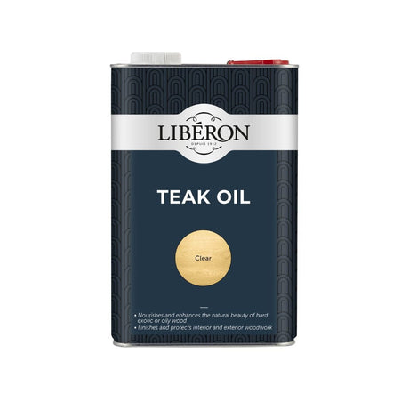 Liberon Teak Oil with UV Filter - Restorate-3282391063605