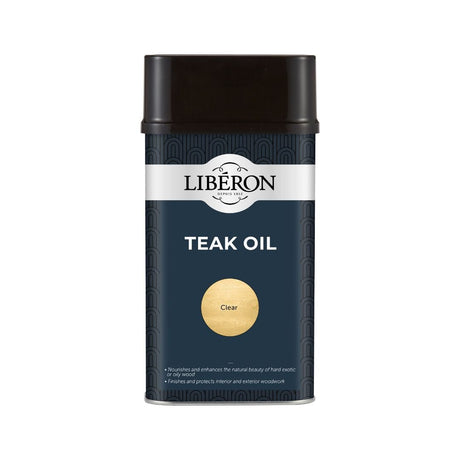 Liberon Teak Oil with UV Filter - Restorate-5022640007169