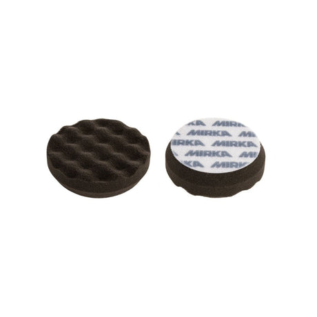 Mirka Polishing Foam Pad 85mm Black M Waffle (Pack of 2) - Restorate - 6416868953282