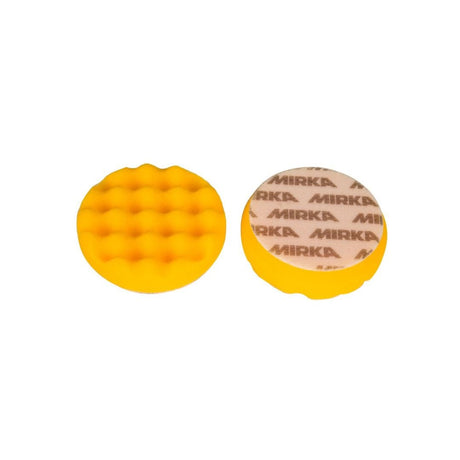 Mirka Polishing Foam Pad 85mm Yellow Waffle (Pack of 2) - Restorate - 6416868915495