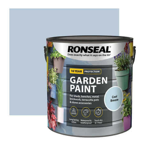 Ronseal Garden Paint Cool Breeze - Restorate-5010214874224