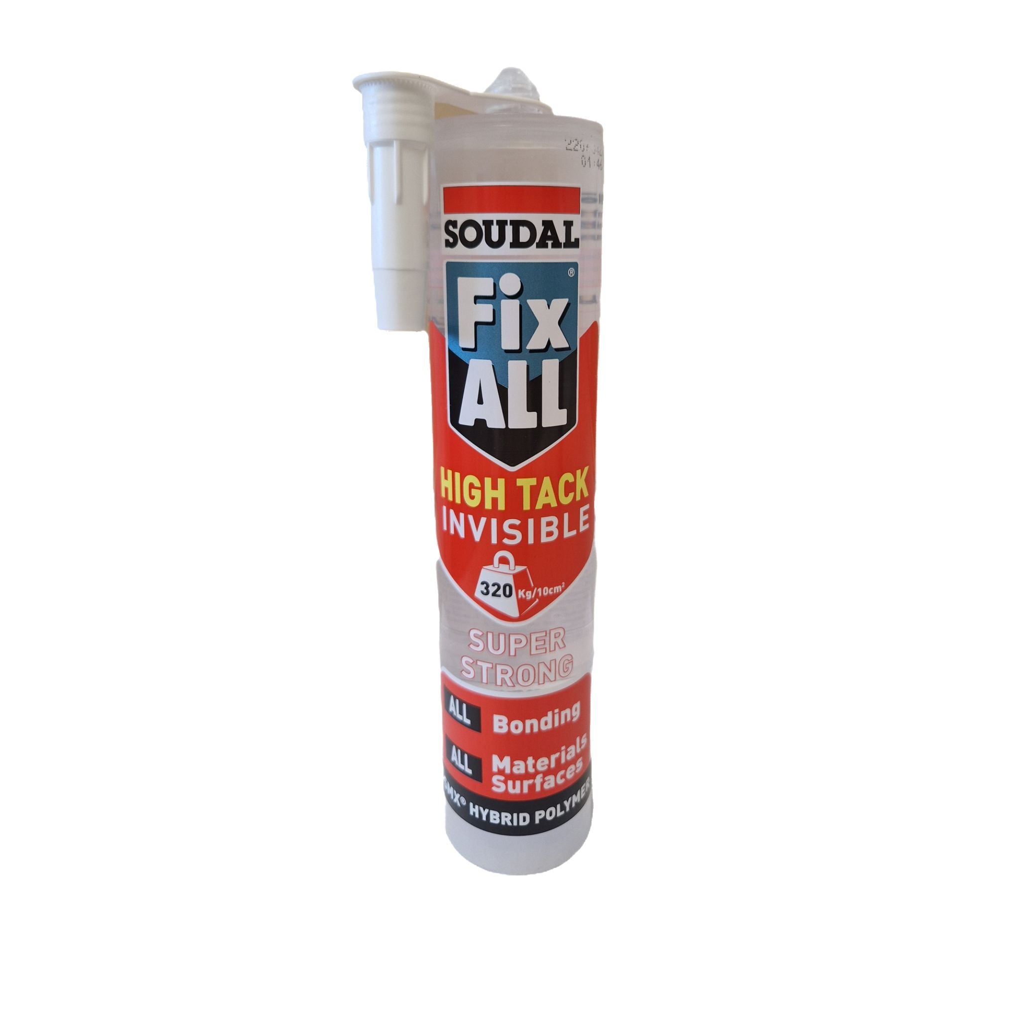 Soudal Fix All High Tack Invisible Clear Adhesive 290ml - Restorate-5411183138209