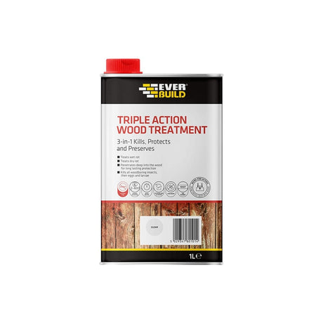 Everbuild Lumberjack Triple Action Wood Treatment 1L.