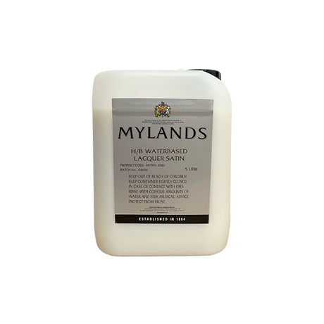 Mylands HB Waterborne Lacquer in Satin 5L.