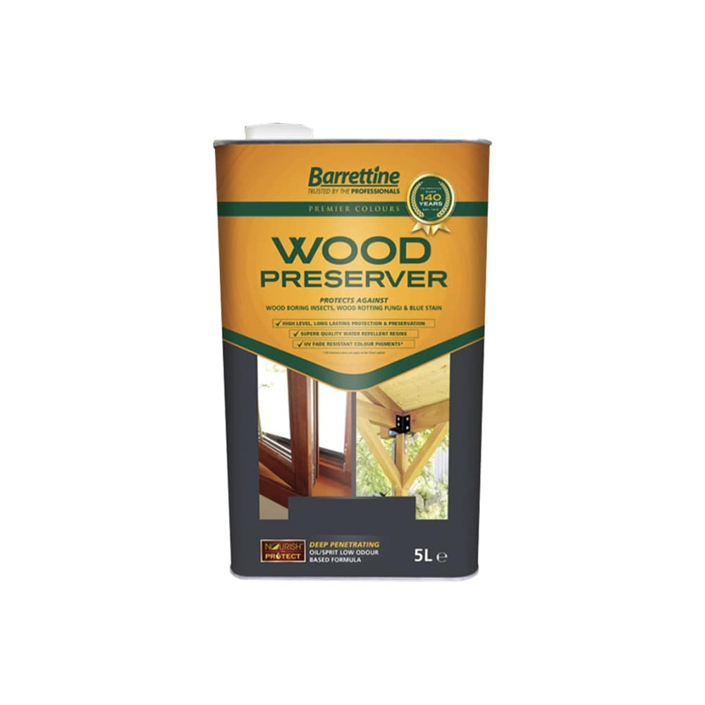 Barrettine Wood Preserver 5 Litres - Restorate-5015861003898