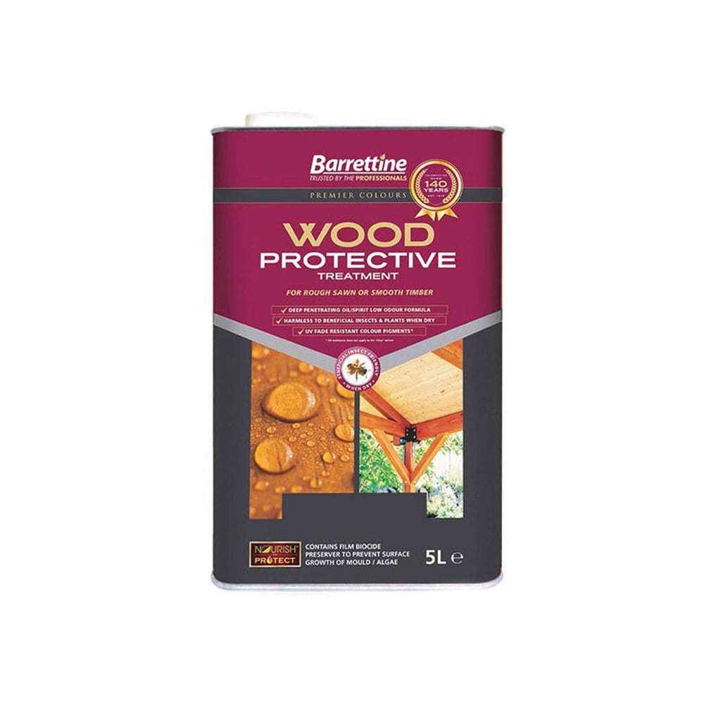 Barrettine Wood Protective Treatment 5 Litres - Restorate-5015861003331