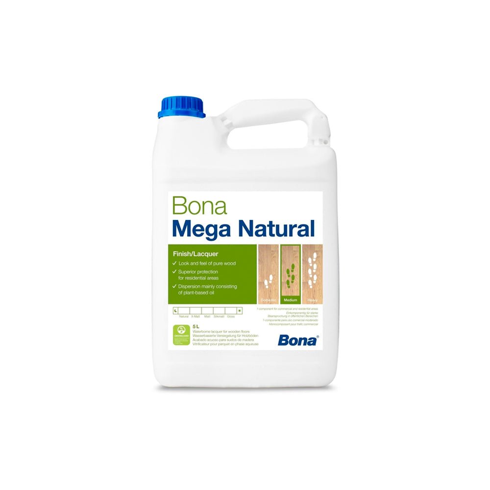 Bona Mega Natural Varnish 5 Litre - Restorate-7312791828019