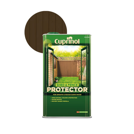 Cuprinol Shed and Fence Protector Chestnut 5 Litres - Restorate-5010212545768