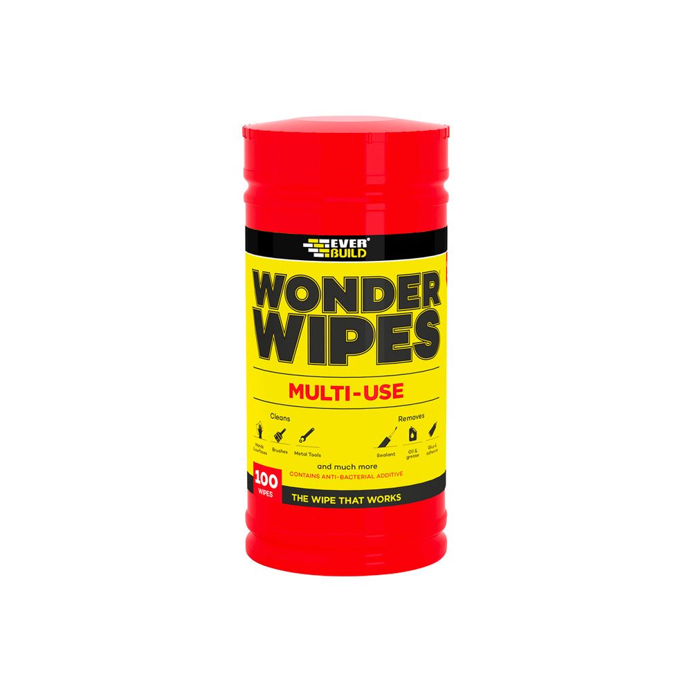 Everbuild Wonder Wipes (Tub of 100) - Restorate-5029347601522