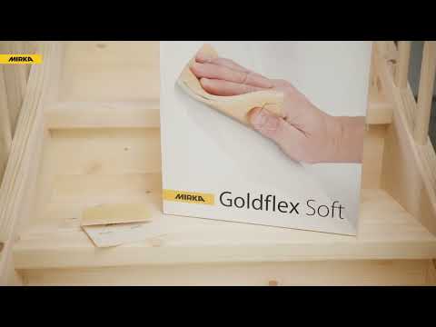 Mirka Goldflex Soft how to use video from Mirka. Perfect for contours, mouldings and spindles