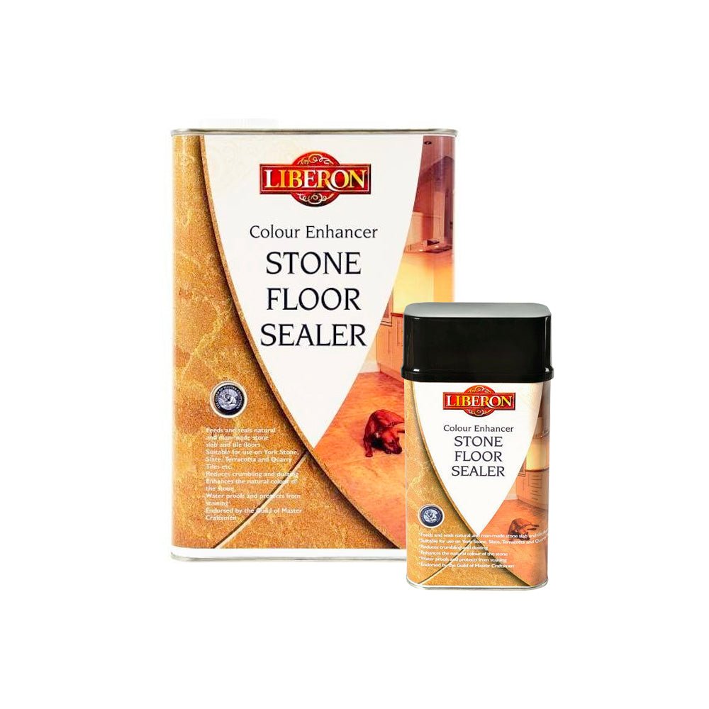 Liberon Colour Enhancer Stone Floor Sealer - Restorate-3282390031964