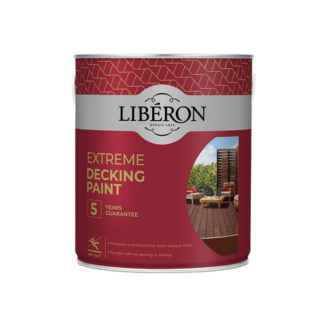 Liberon Extreme Decking Paint 2.5 Litres - Restorate-3282391036692