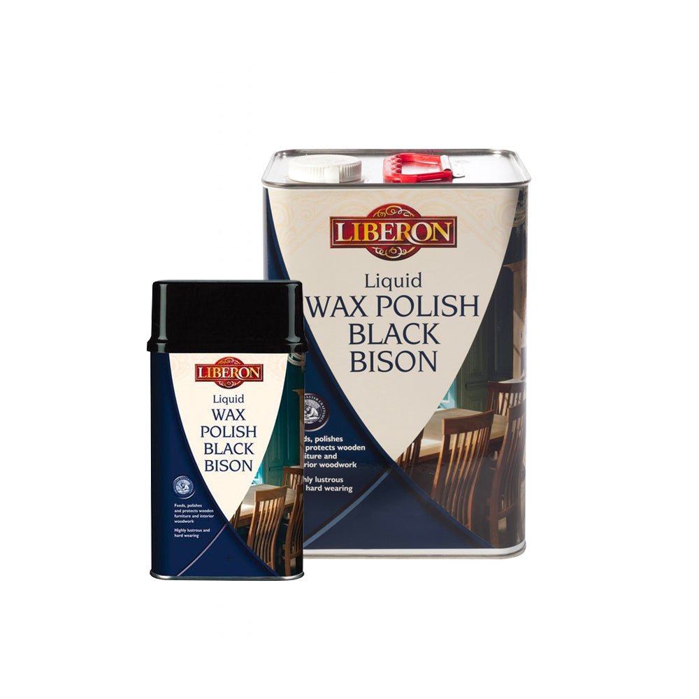 Liberon Liquid Wax Polish Black Bison - Restorate-3282390090275
