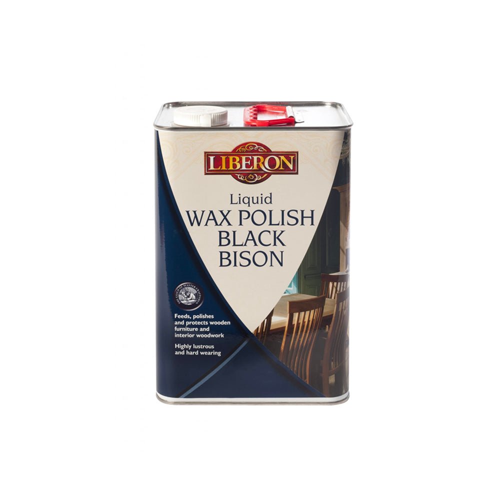Liberon Liquid Wax Polish Black Bison - Restorate-3282390090589