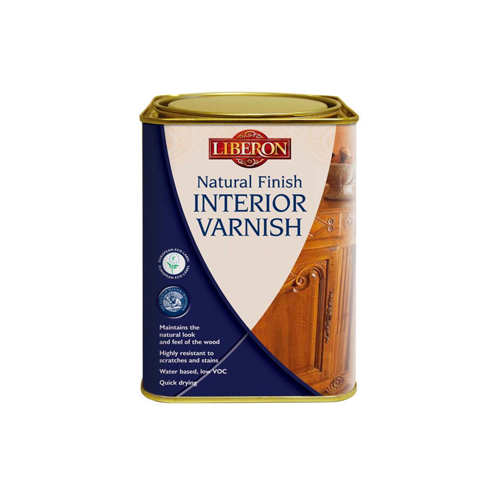 Liberon Natural Finish Interior Varnish 1 Litre - Restorate-3282390074381