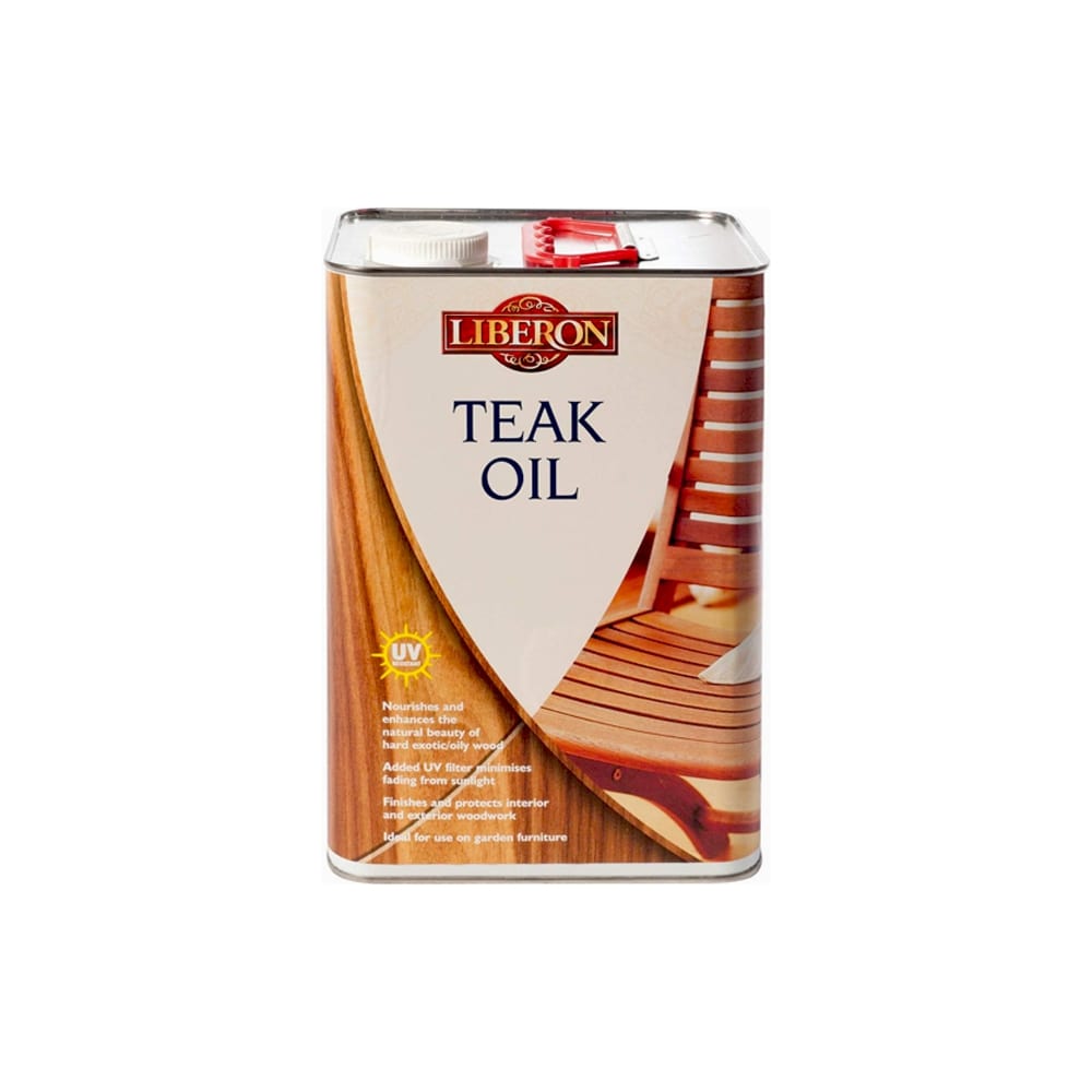 Liberon Teak Oil with UV Filter - Restorate-5022640007176