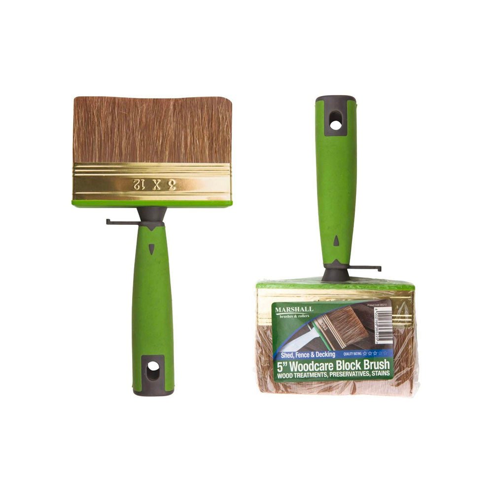 Marshall Premium Exterior Wood Care Brush 125mm - Restorate-4002168365225