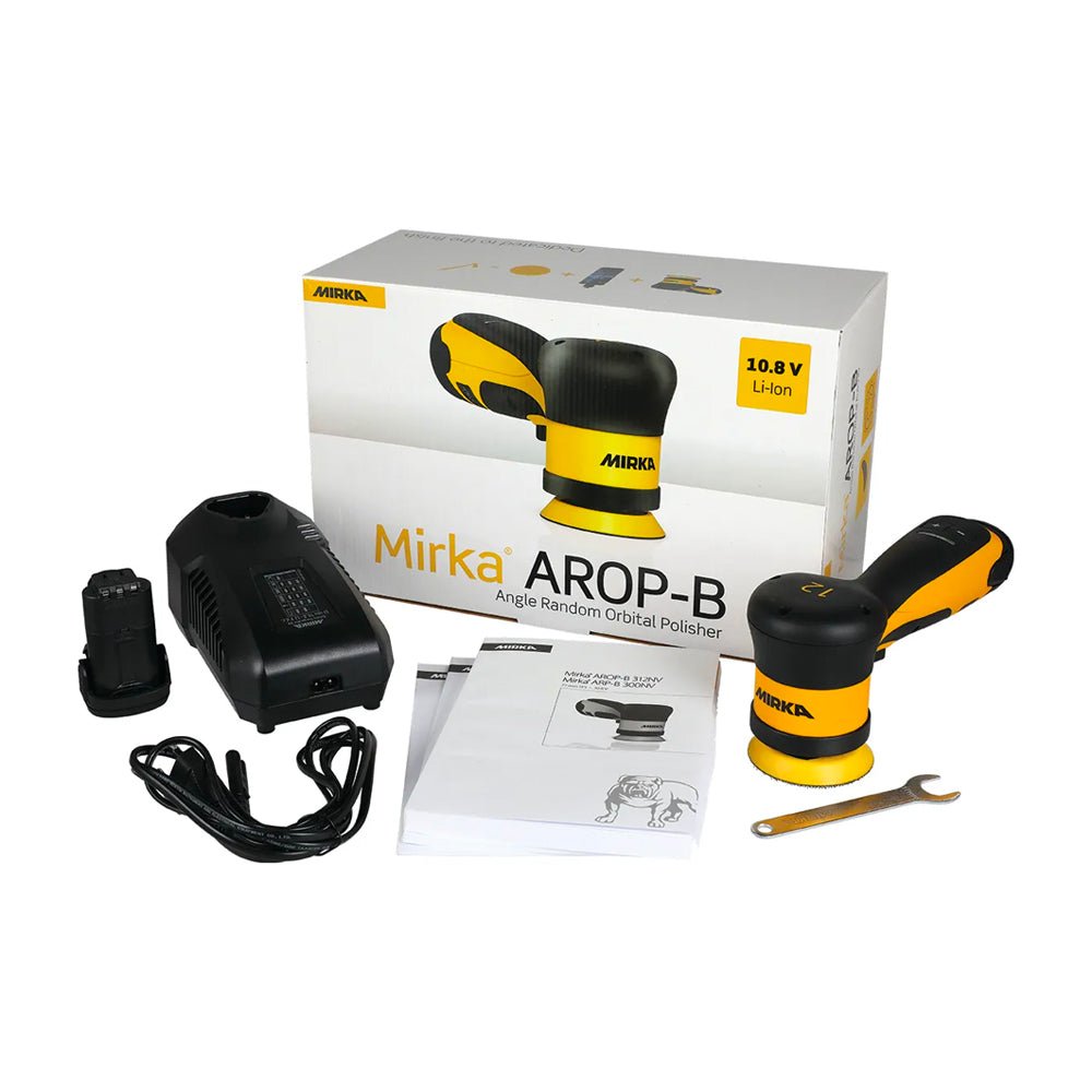 Mirka AROP-B 312NV 77mm 10.8V 2.5Ah 12mm Orbit Cordless Sander - Restorate-6416868939583