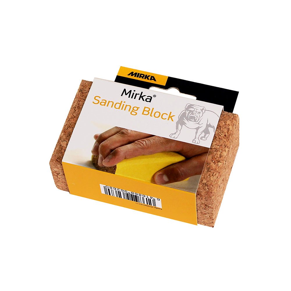 Mirka Cork Sanding Block 100 x 60 x 40mm - Restorate-6416868962680