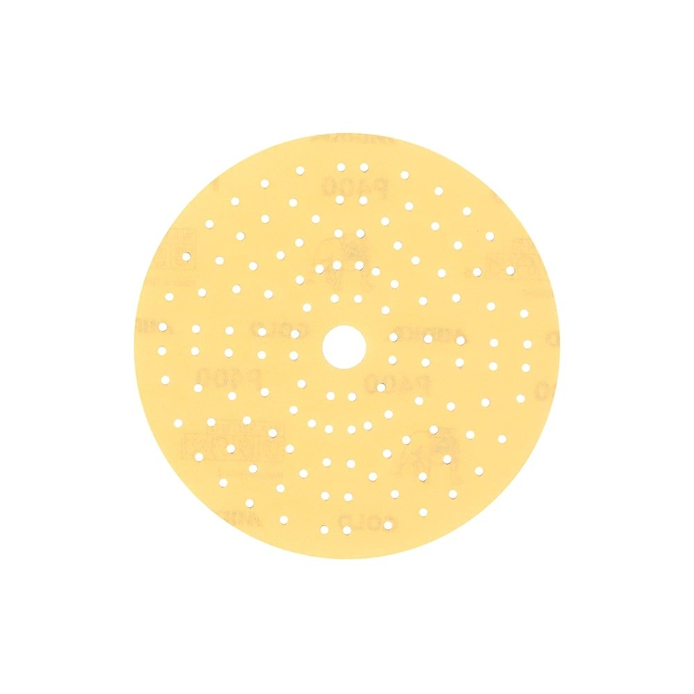 Mirka Gold Grip Sanding Discs 150mm Multi Hole (Box of 100) - Restorate-6416868528589