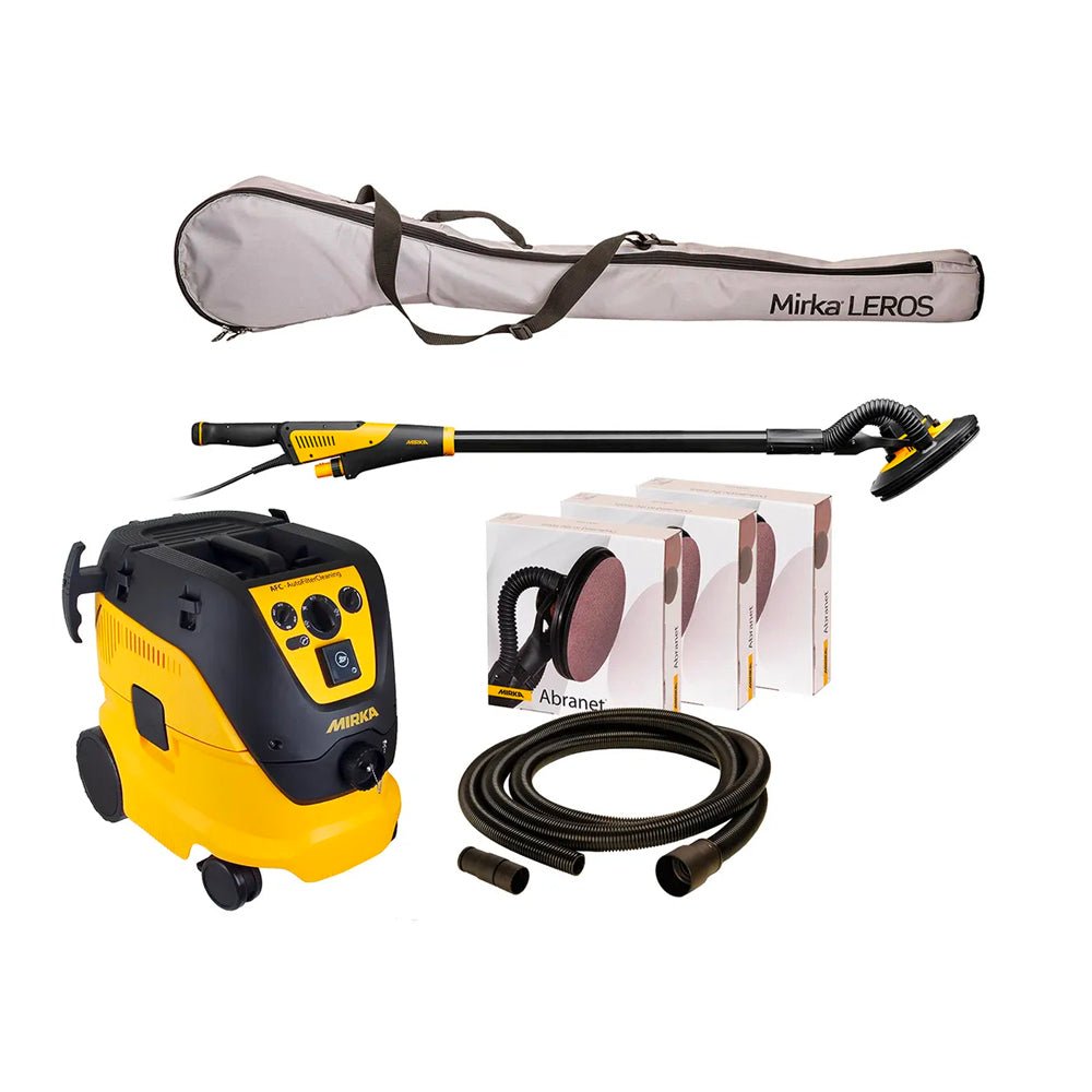 Mirka LEROS 950XCV Dual Voltage & 1230M AFC 230V Deco Solution Kit - Restorate-6416868227116