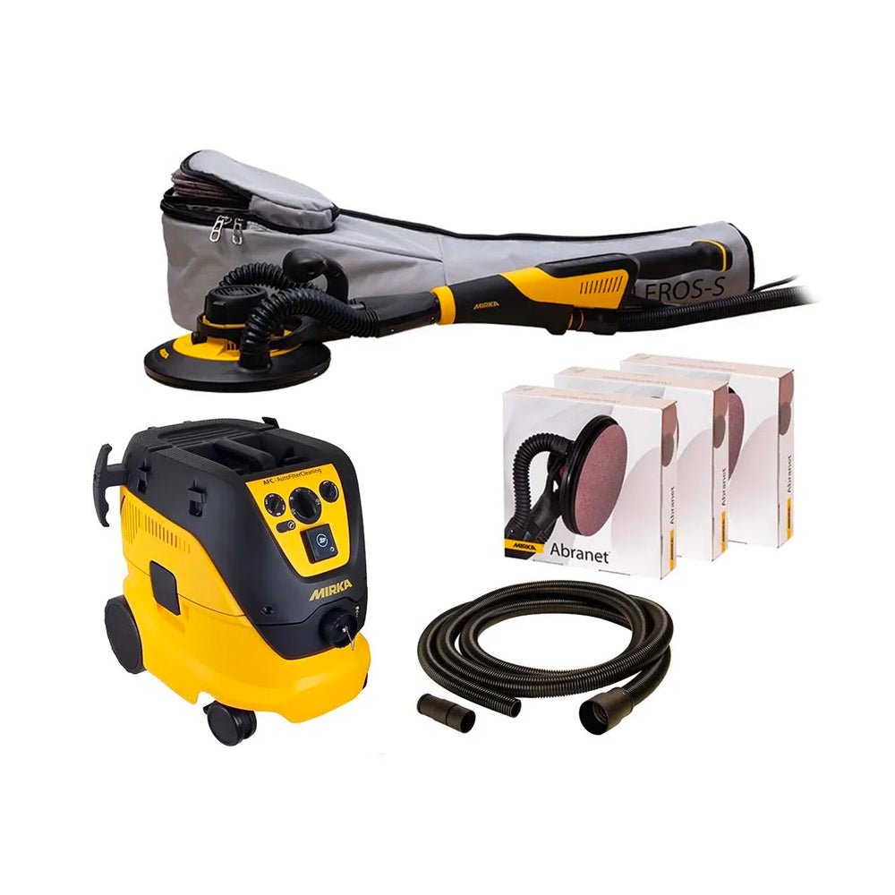 Mirka LEROS-S 950XCV Dual Voltage & 1230M 230V Deco Kit - Restorate-6416868227338