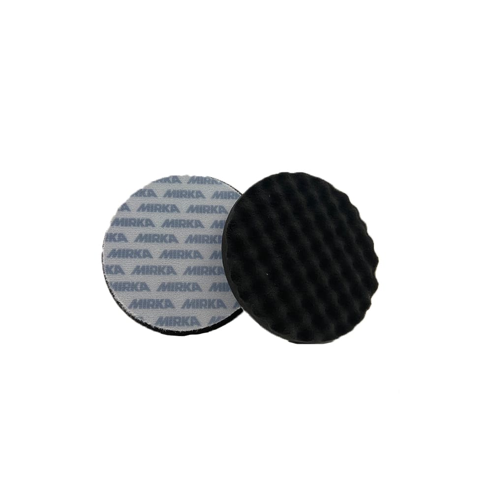 Mirka Polishing Foam Pad Black Waffle 150mm (Pack of 2) - Restorate-6416868919561