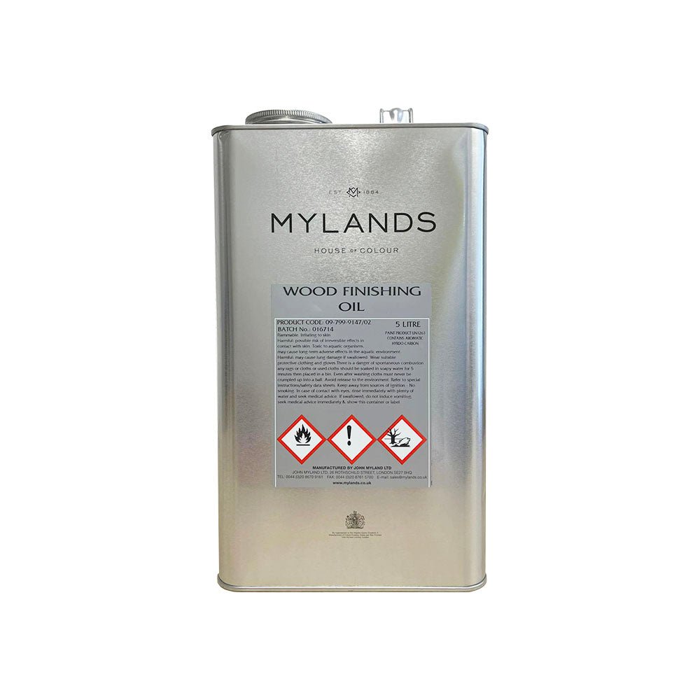 Mylands Wood Finishing Oil 5 Litres - Restorate-5025877147080