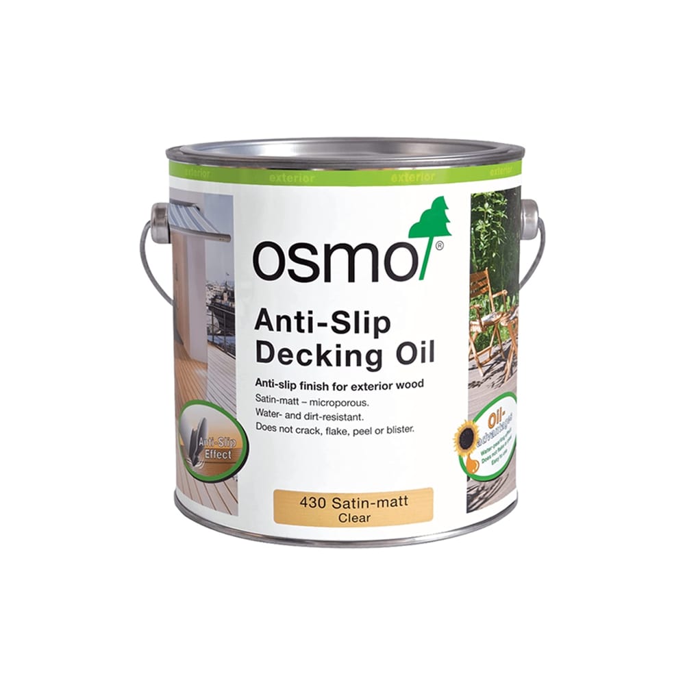 Osmo Anti-Slip Decking Oil 430 Clear - Restorate-4006850832507