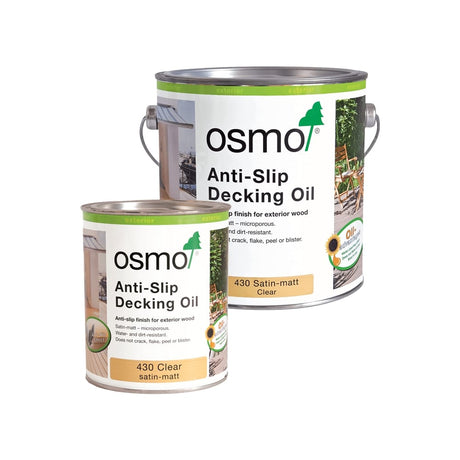 Osmo Anti-Slip Decking Oil 430 Clear - Restorate-4006850832620