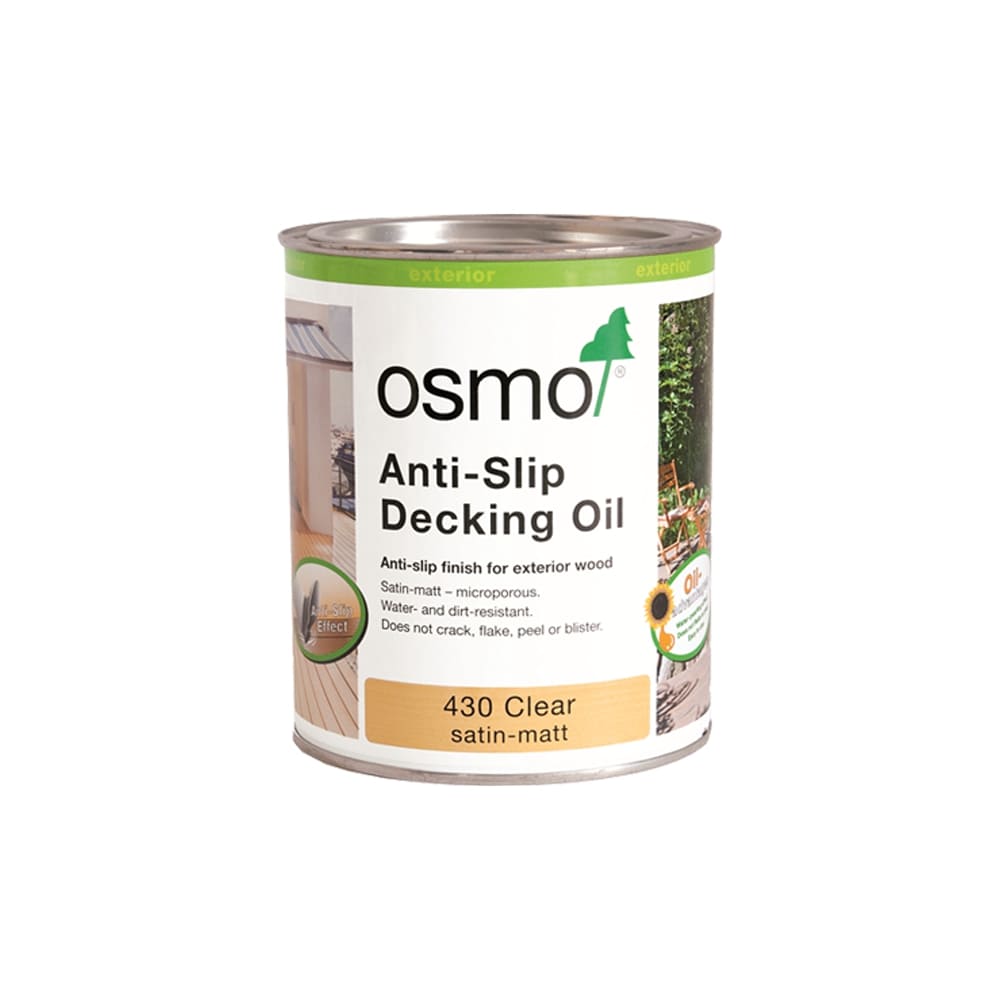 Osmo Anti-Slip Decking Oil 430 Clear - Restorate-4006850832620