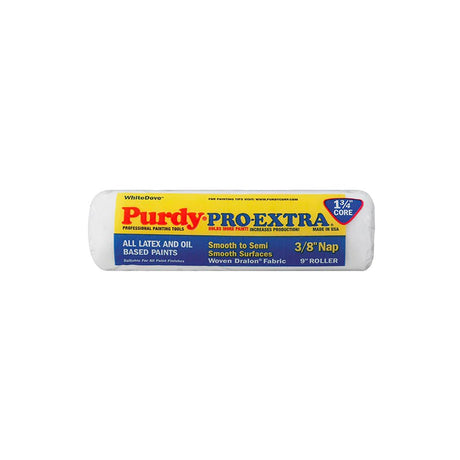 Purdy Pro Extra 9" White Dove 3/8" Nap - Restorate-716341351109