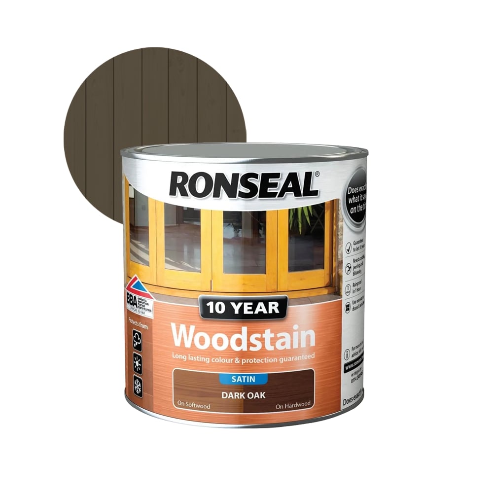 Ronseal 10 Year Woodstain 2.5 Litre - Restorate-5010214886913