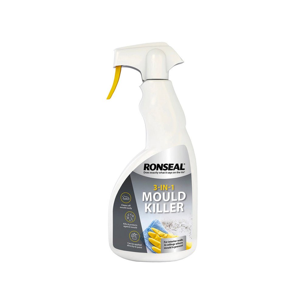 Ronseal 3-In-1 Mould Killer 500ml Trigger Spray - Restorate-5010214869626