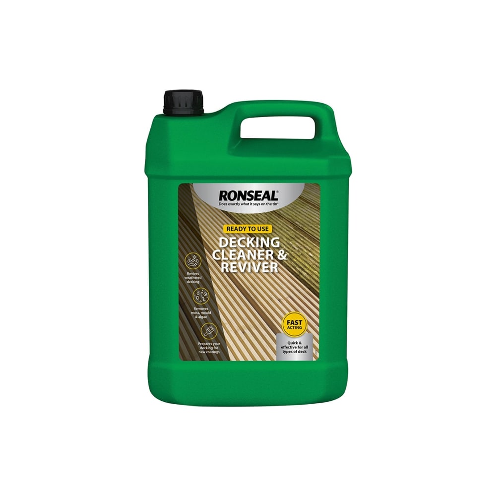 Ronseal Decking Cleaner and Reviver 5 Litre - Restorate-5010214826926