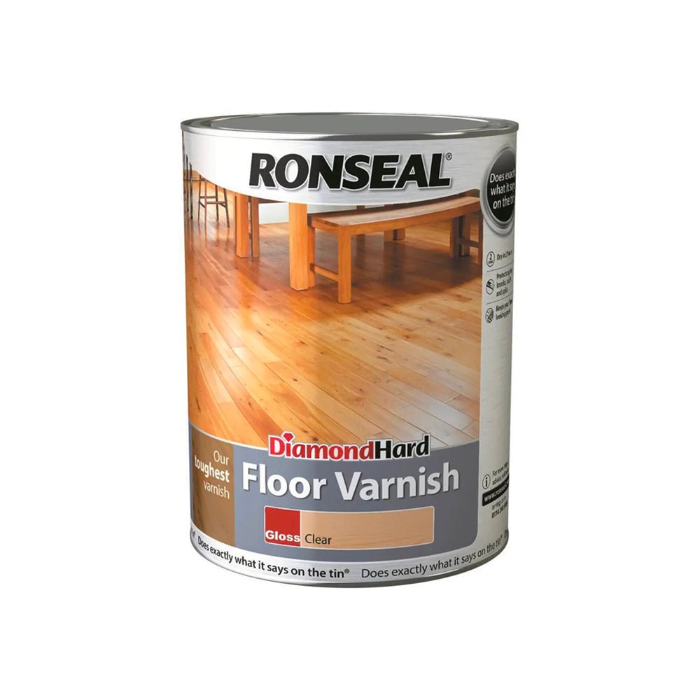 Ronseal Diamond Hard Floor Varnish - Restorate-5010214836079