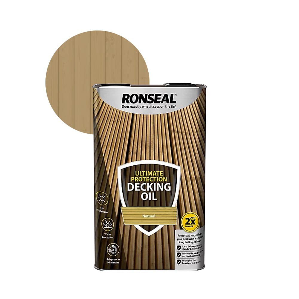 Ronseal Ultimate Protection Decking Oil 5 Litre - Restorate-5010214872978