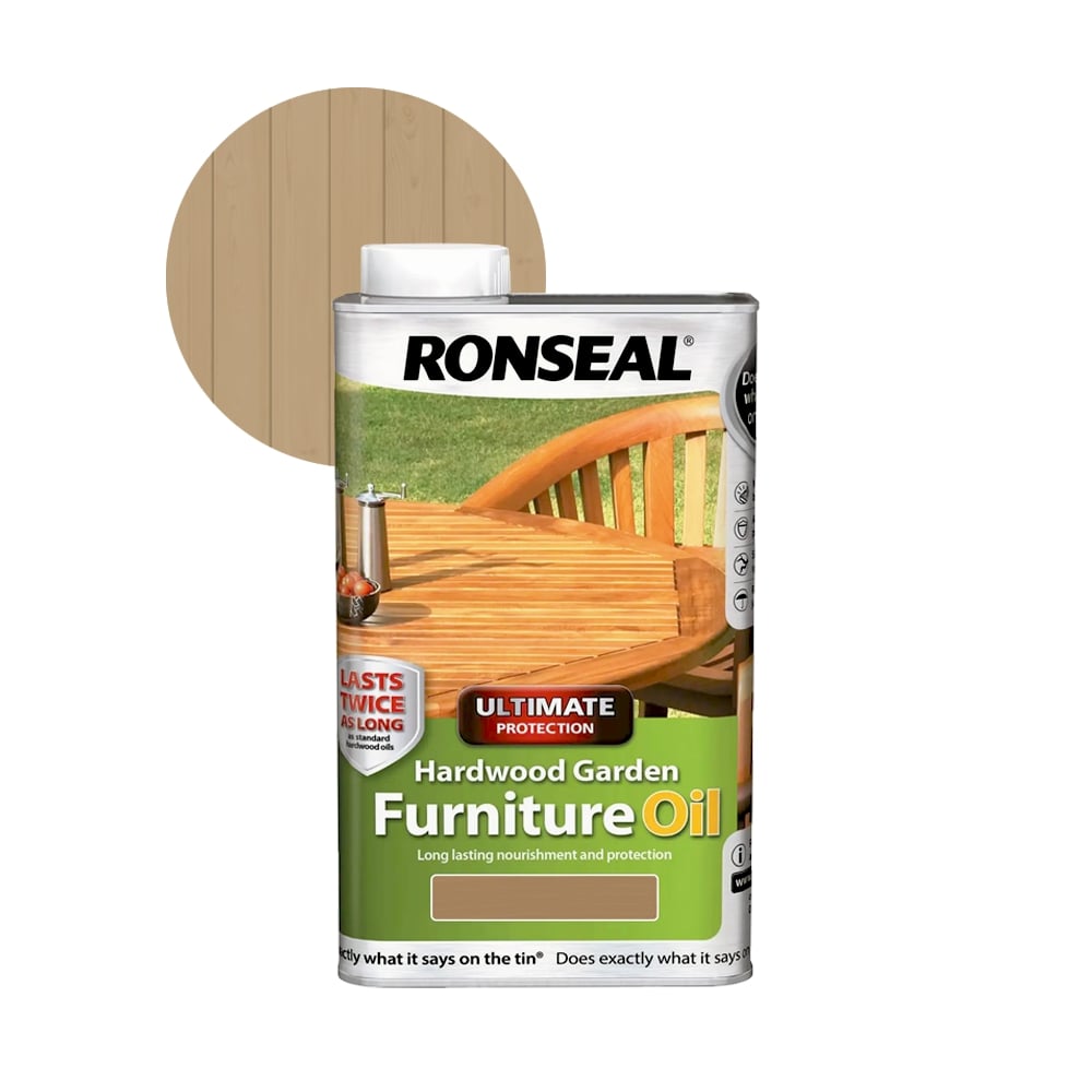 Ronseal Ultimate Protection Hardwood Garden Furniture Oil - Restorate-5010214873562