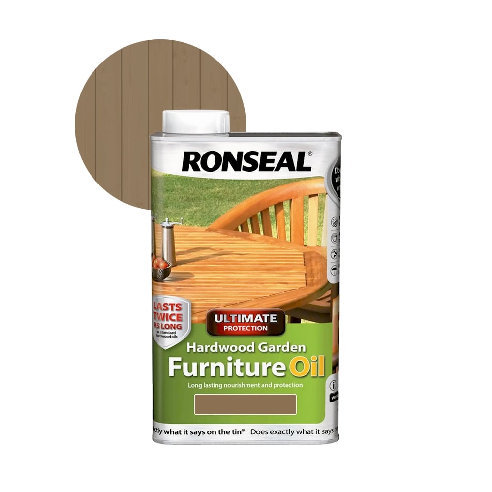 Ronseal Ultimate Protection Hardwood Garden Furniture Oil - Restorate-5010214873579