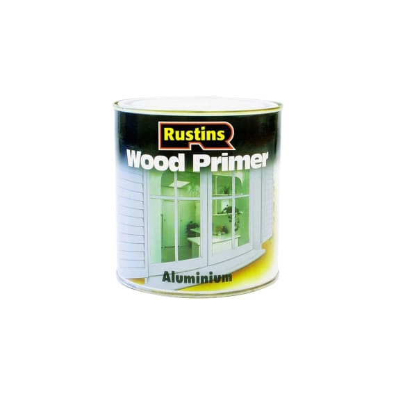 Rustins Aluminium Wood Primer 1 Litre - Restorate-5015332020034