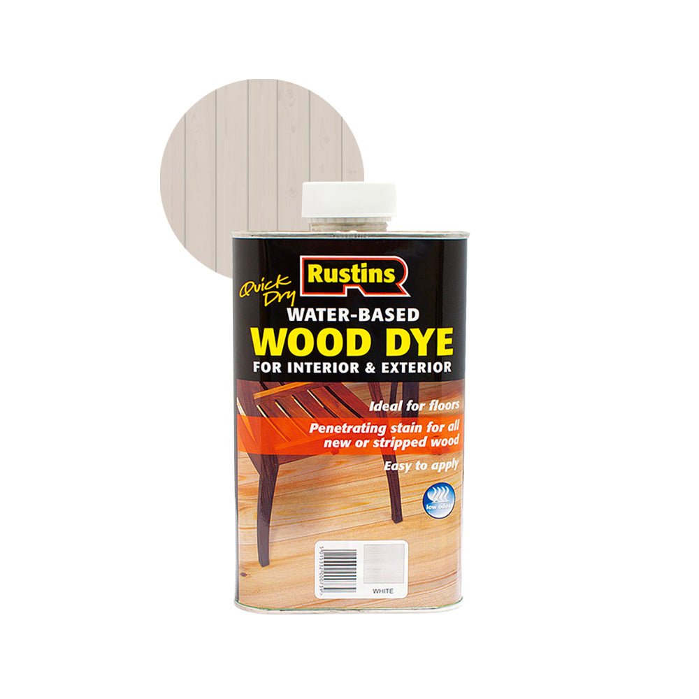 Rustins Quick Dry Water Based Wood Dye - Restorate-5015332000746