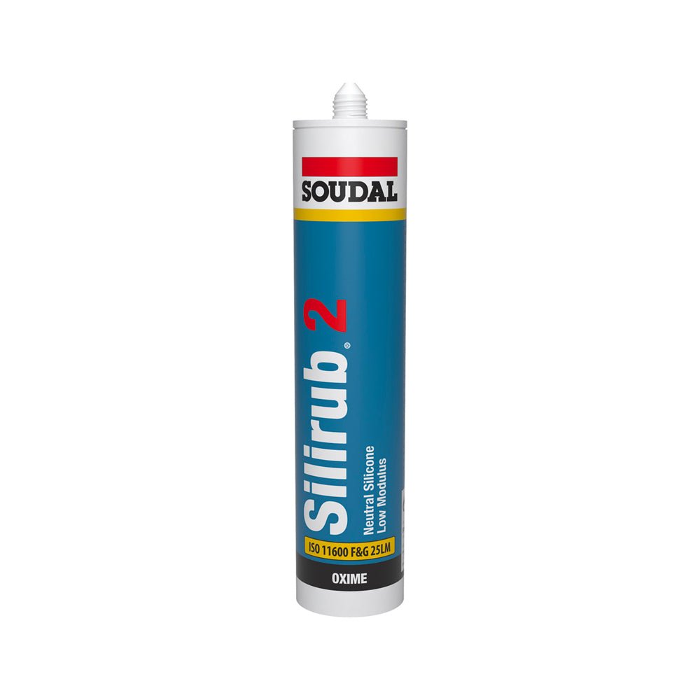 Soudal Silirub 2 Premium Low Modulus Silicone 300ml - Restorate-